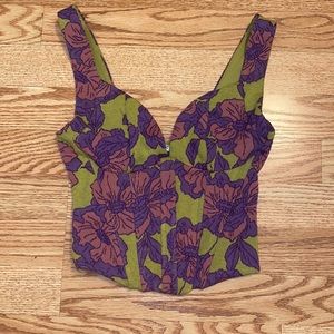 Floral Corset Top